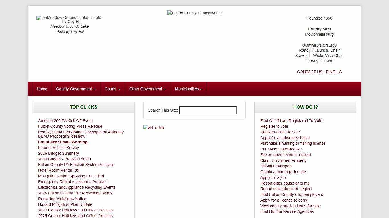 County of Fulton, PA