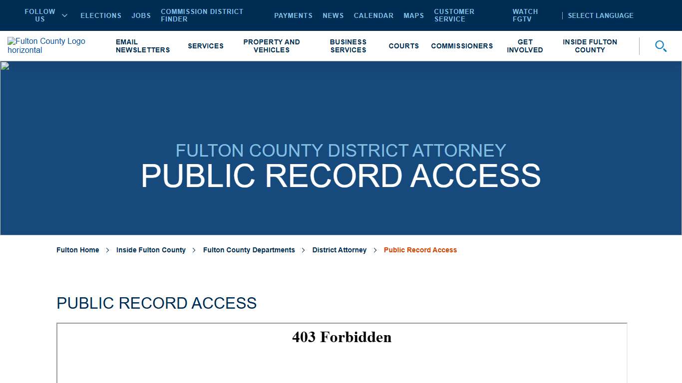 Public Record Access